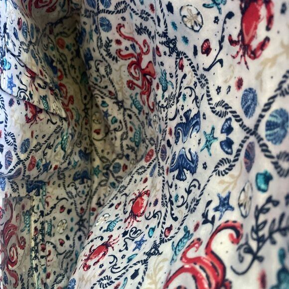 Vera Bradley Quilted Iconic Campus Backpack SEA LIFE Large - Picture 12 of 16